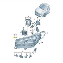WHT003214B Volkswagen Banjo Bolt