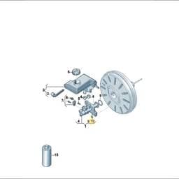 N02214620 Volkswagen Brake Master Cylinder Cover