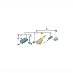 107837167EP Volkswagen Lock Cylinder