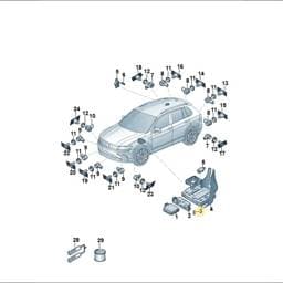 N91185801 Volkswagen Pop Rivet