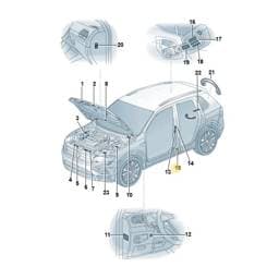 7D0000279BN Volkswagen Vehicle Data Tag