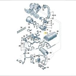 N10661001 Volkswagen Hexagon Socket Headbolt