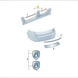 5NA071310BZMD Volkswagen Load Edge Protection Film