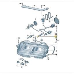 N10776301 Volkswagen Bulb Carrier With Bulb