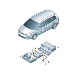 7L6971137 Volkswagen Control Unit Bracket