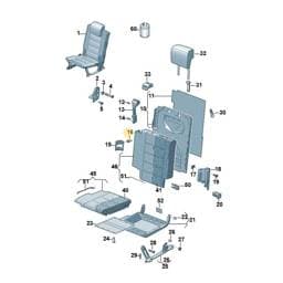 N910500019B9 Volkswagen Expansion Rivet (Satin Black 9B9)