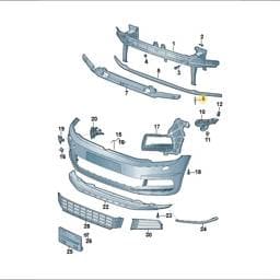 N91234201 Volkswagen Rivetted Cap Nut