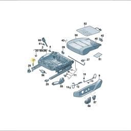 N90965002 Volkswagen Socket Head Collared Bolt