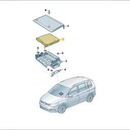 8V0919129E Volkswagen Tv Tuner