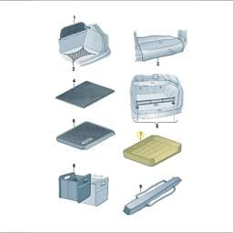 5QA061162 Volkswagen Trunk Liner
