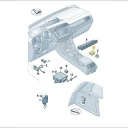 JKV959001D Volkswagen Remote Hands-Free Pushbutton