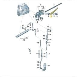 5G9955707 Volkswagen Wiper Arm