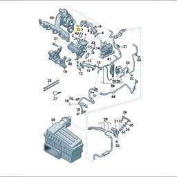 N0445093 Volkswagen Threaded Pin