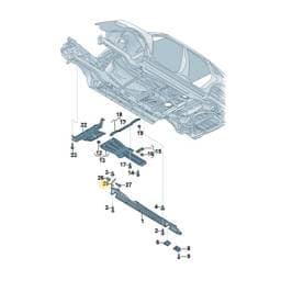 7L0825242A Volkswagen Bracket