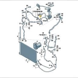 N90697001 Volkswagen Corrugated Tube Clip