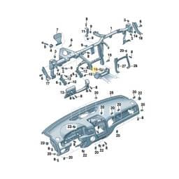 WHT003953 Volkswagen Speed Nut