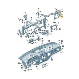 7P6858506 Volkswagen Retaining Plate