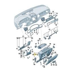 7P2858544 Volkswagen Sealing Bearing