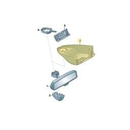 7P6857573A95T Volkswagen Exterior Mirror Housing Cover (Corn Silk Beige)