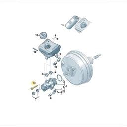 WHT003382A Volkswagen 12-Point Head Bolt