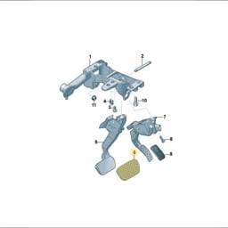 8W1723173A Volkswagen Fresh Air Flap Actuator