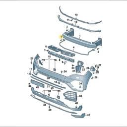 WHT005869 Volkswagen Flat Head Bolt