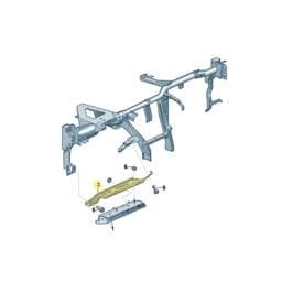 7P2880505B Volkswagen Knee Airbag Retaining Plate