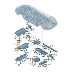 WHT007698 Volkswagen Panel Bolt