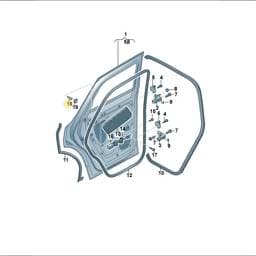 WHT002250 Volkswagen Hexagon Socket Bolt