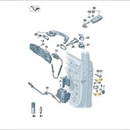 WHT003348 Volkswagen Oval Head Screw