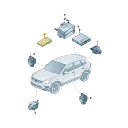 7P6907441G Volkswagen Camera Control Unit