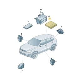 7P6907441A Volkswagen Reversing Camera Control Unit