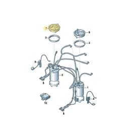7P0919679A Volkswagen Fuel Sender Flange