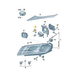 N10776303 Volkswagen Bulb Carrier With Bulb