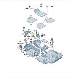 WHT000155 Volkswagen Wing Screw