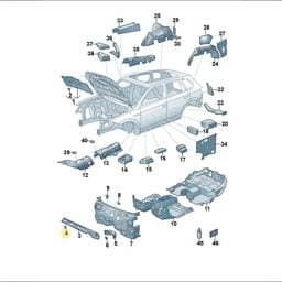 N90335006 Volkswagen Clamping Washer