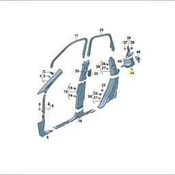 N10741401 Volkswagen Hexagon Socket Flathead Bolt