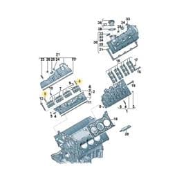 N10616501 Volkswagen Oval Hexagon Socket Head Bolt