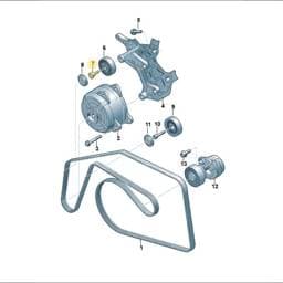 N91185701 Volkswagen Locating Bolt