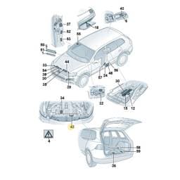 7P6010724K Volkswagen Type Plate