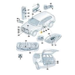7P5010010B Volkswagen Maker'S Plate