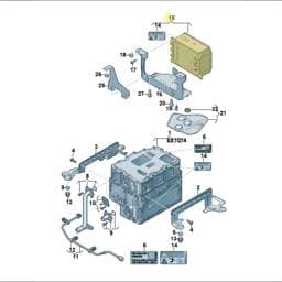 9Y0915681AK Volkswagen High-Voltage Battery Charger