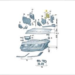 80A907397D Volkswagen Control Unit