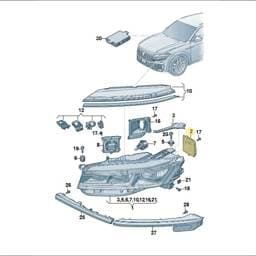 9Y0941591BA Volkswagen Light Control Unit