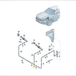 760955975 Volkswagen Headlight Cleaning Distributor