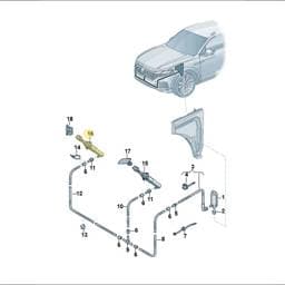 760955104A Volkswagen Lift Cylinder Nozzle Carrier