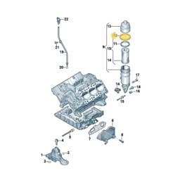 N91046501 Volkswagen O-Ring