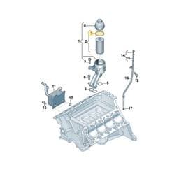 N90782301 Volkswagen O-Ring