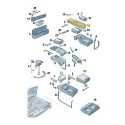 7P0012112H Volkswagen Stowage Box