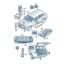 7P6010780M Volkswagen Tyre Pressure Plate